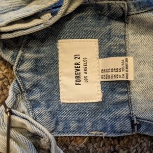 Girls ripped overalls